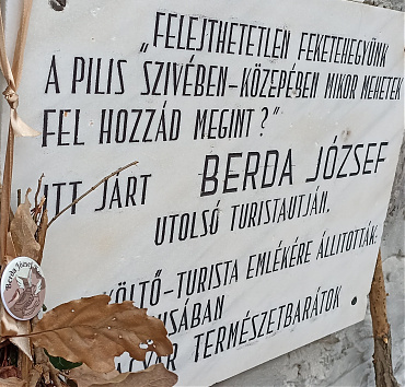 Fekete-hegy - Sasfészek kulcsos ház Berda József emlékház